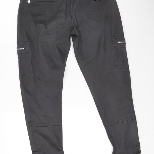 Rant & Rave Womens Grey  Cotton Jegging Trousers Size 32 L27 in Regular