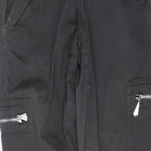 Rant & Rave Womens Grey  Cotton Jegging Trousers Size 32 L27 in Regular