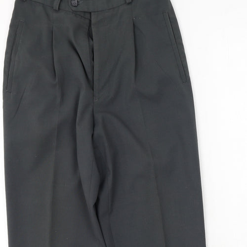 REMUS Mens Grey  Polyester Trousers  Size M L26 in Regular