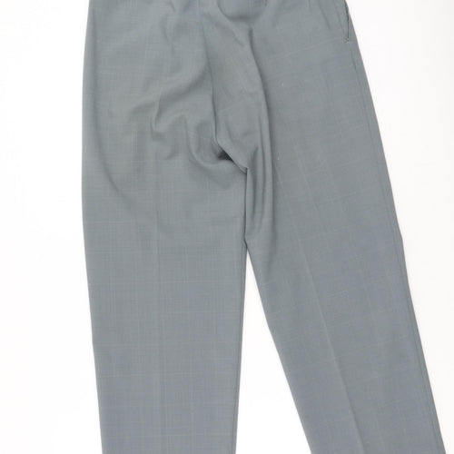 Marks and Spencer Mens Grey  Polyester Trousers  Size 30 L29 in Regular
