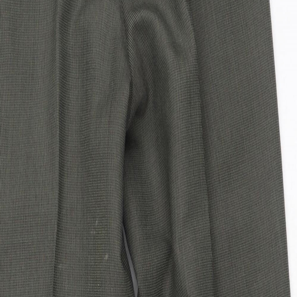 Burton Mens Multicoloured Plaid Polyester Trousers  Size 30 L27 in Regular
