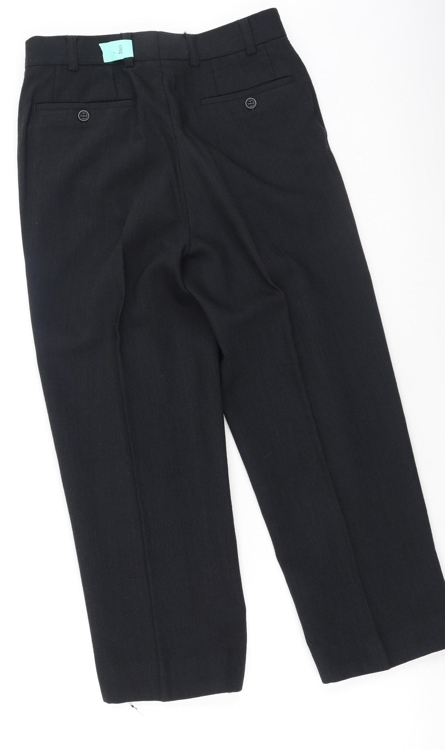 REMUS Mens Grey  Wool Trousers  Size 28 in L25 in Regular