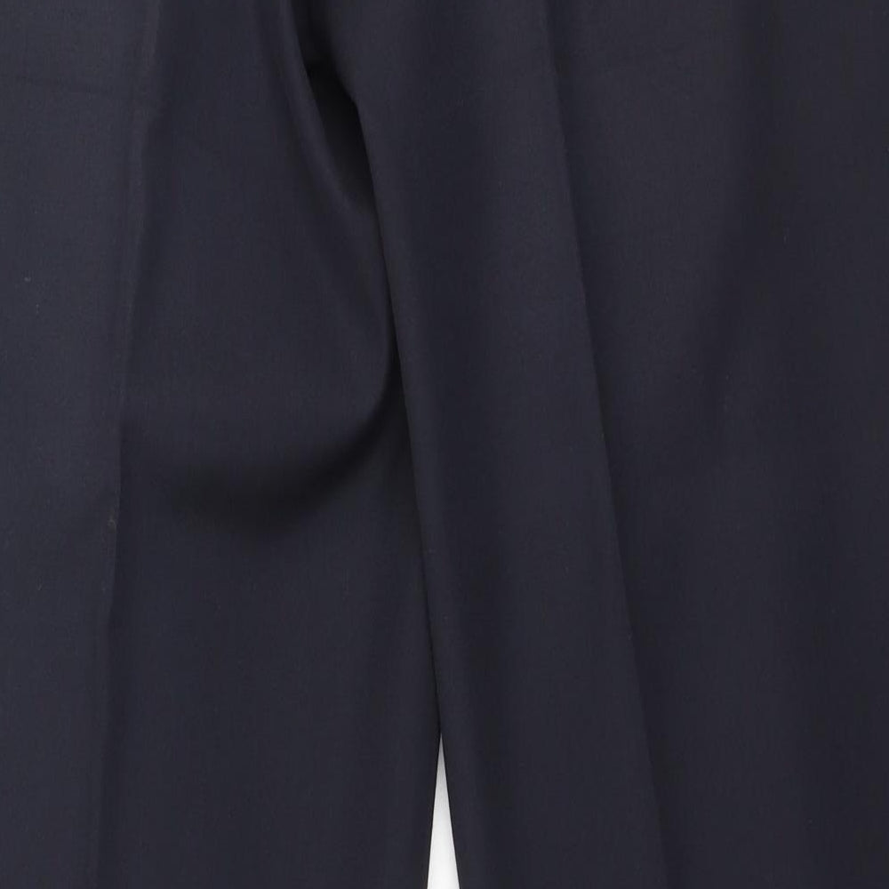BHS Mens Black  Wool Trousers  Size 34 in L29 in Regular