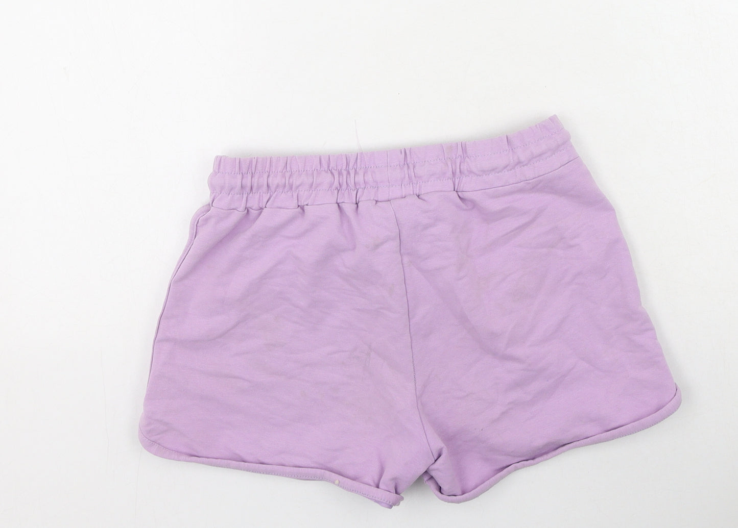 Nike  Womens Purple  Vinyl Sweat Shorts Size S L4 in Regular
