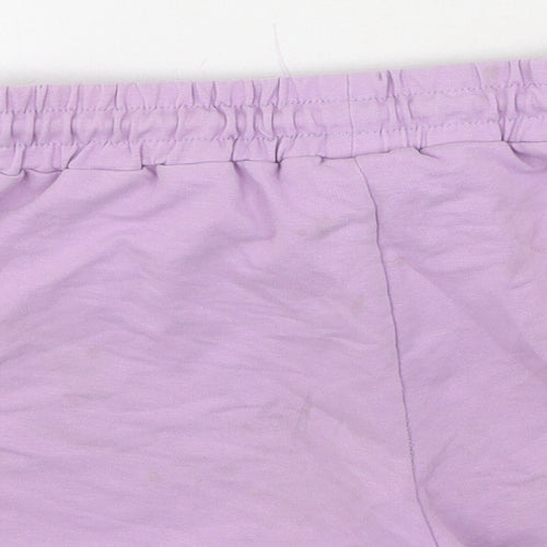 Nike  Womens Purple  Vinyl Sweat Shorts Size S L4 in Regular