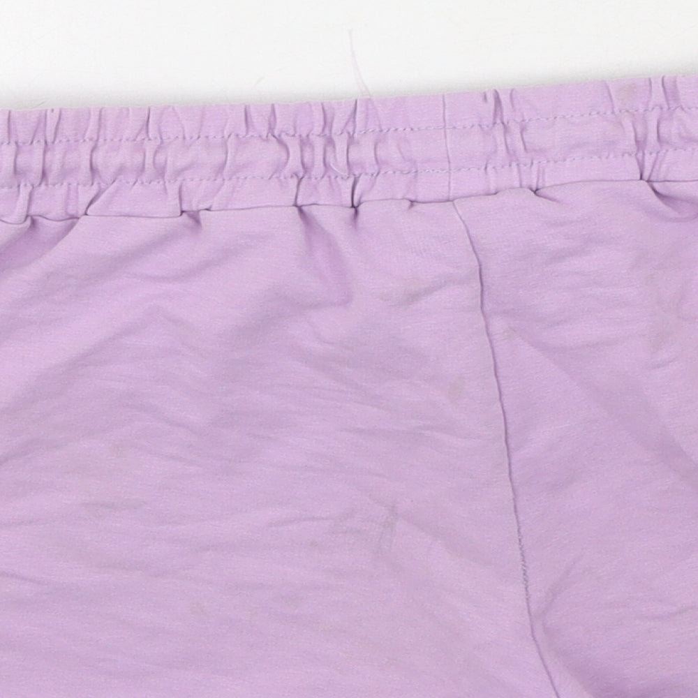 Nike  Womens Purple  Vinyl Sweat Shorts Size S L4 in Regular