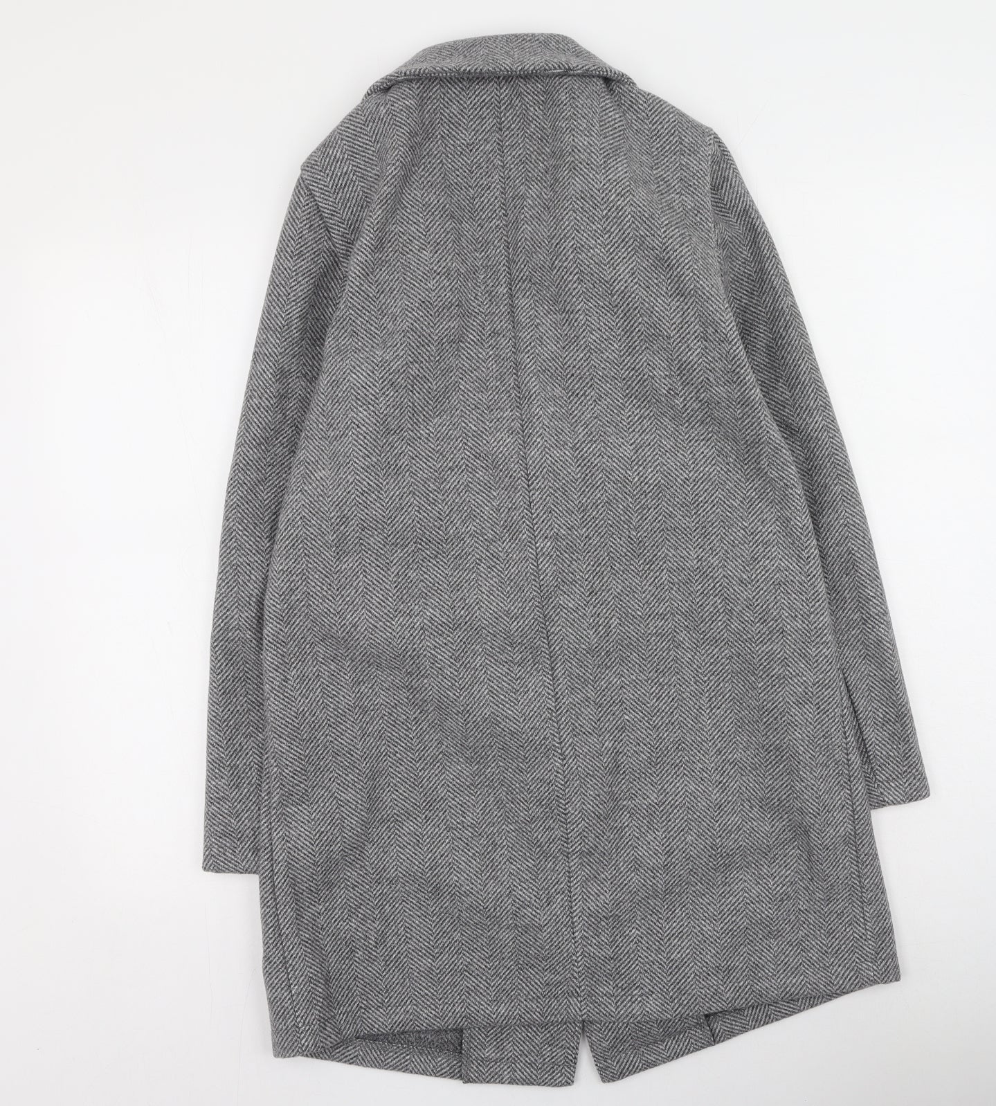 SheIn Womens Grey   Trench Coat Coatigan Size S