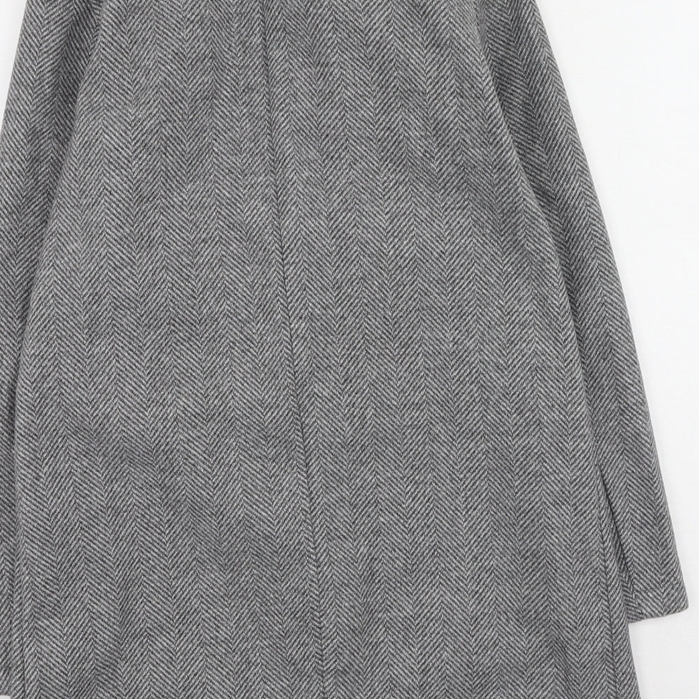 SheIn Womens Grey   Trench Coat Coatigan Size S