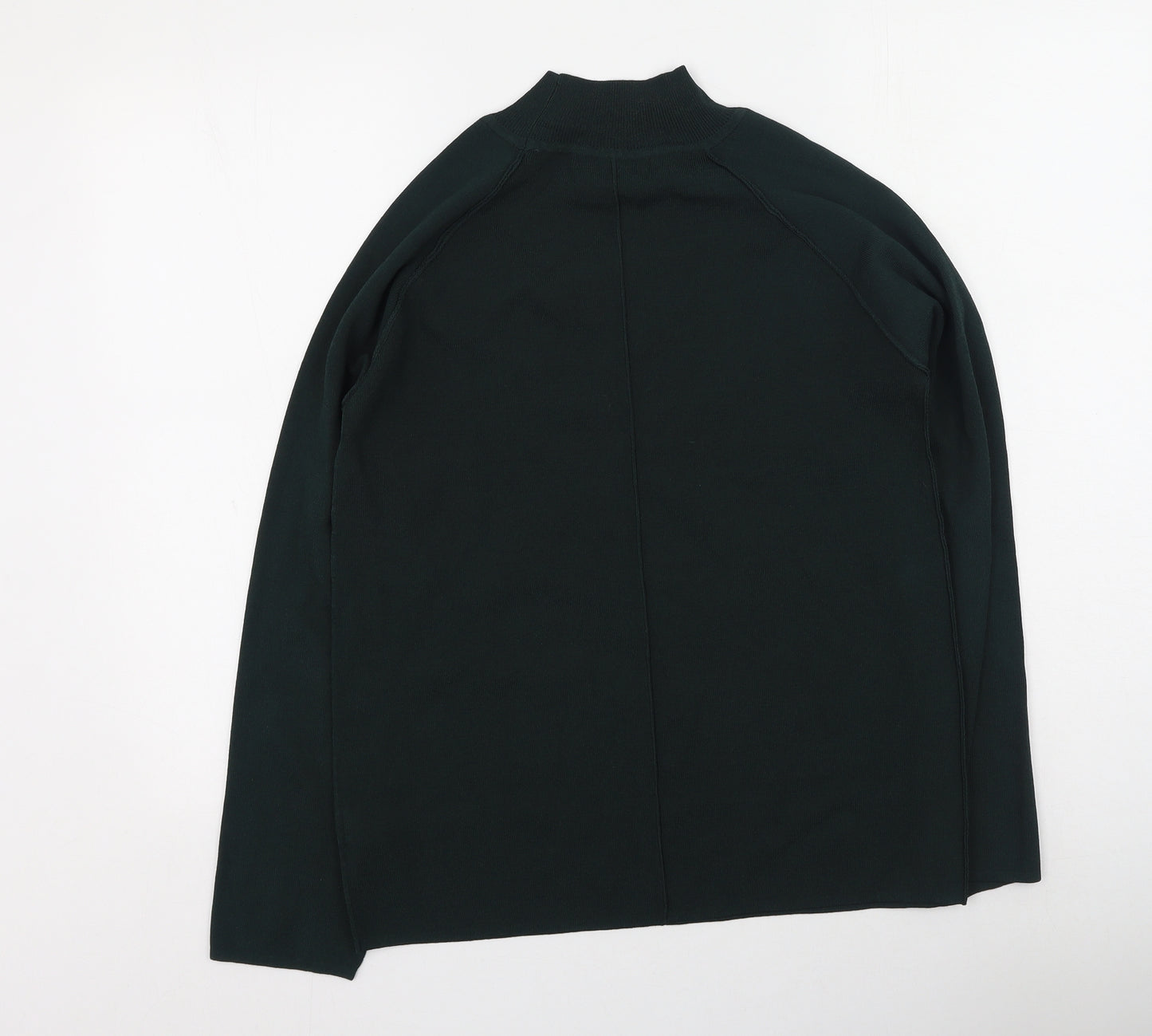 NEXT Womens Green High Neck  Viscose Pullover Jumper Size 8