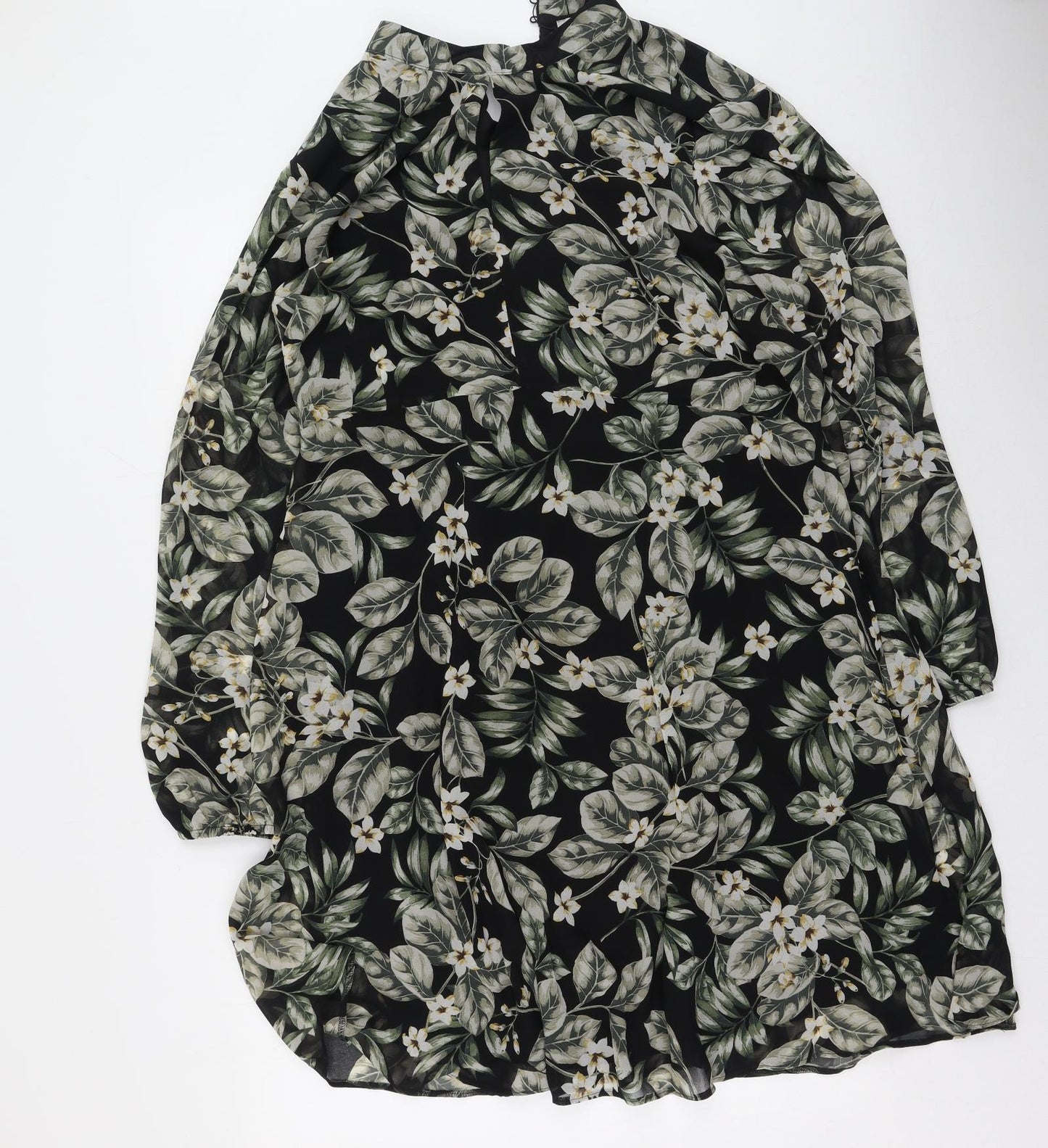 Soon Womens Multicoloured Floral Polyester Fit & Flare  Size 20  High Neck