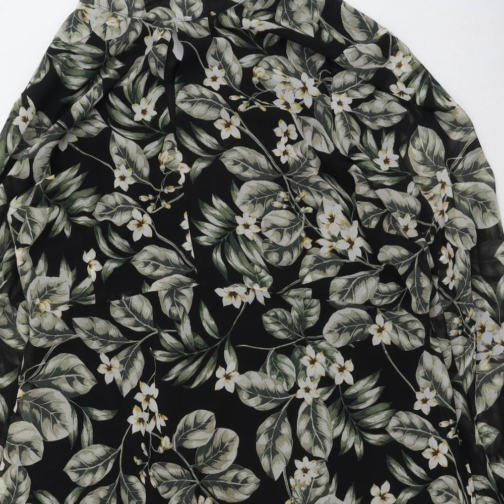 Soon Womens Multicoloured Floral Polyester Fit & Flare  Size 20  High Neck