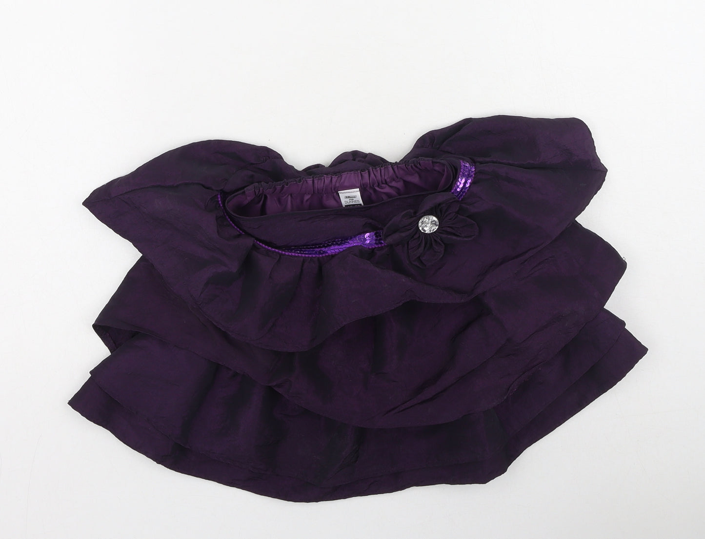George  Girls Purple  Polyester Flare Skirt Size 18-24 Months