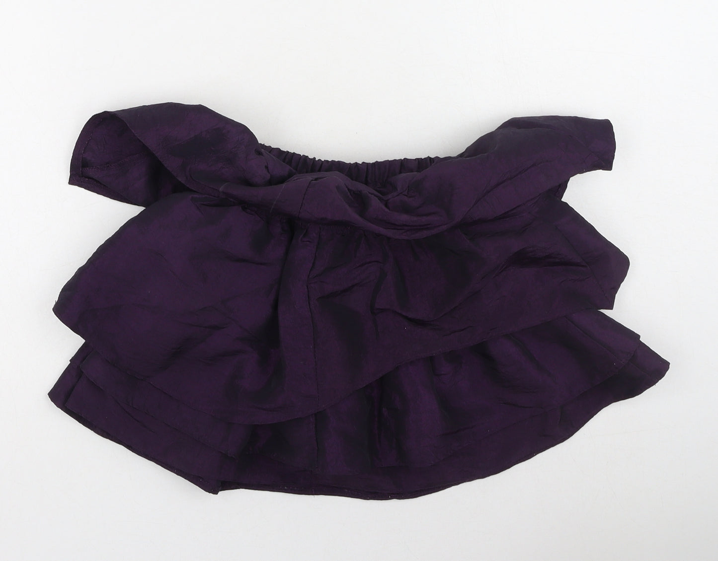 George  Girls Purple  Polyester Flare Skirt Size 18-24 Months