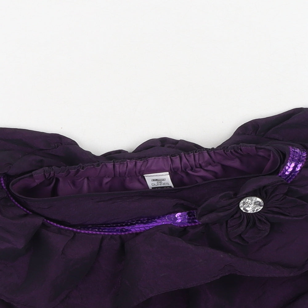 George  Girls Purple  Polyester Flare Skirt Size 18-24 Months