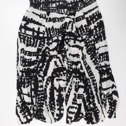 Being Casual Womens Multicoloured Geometric Cotton Maxi Skirt Size 34 in