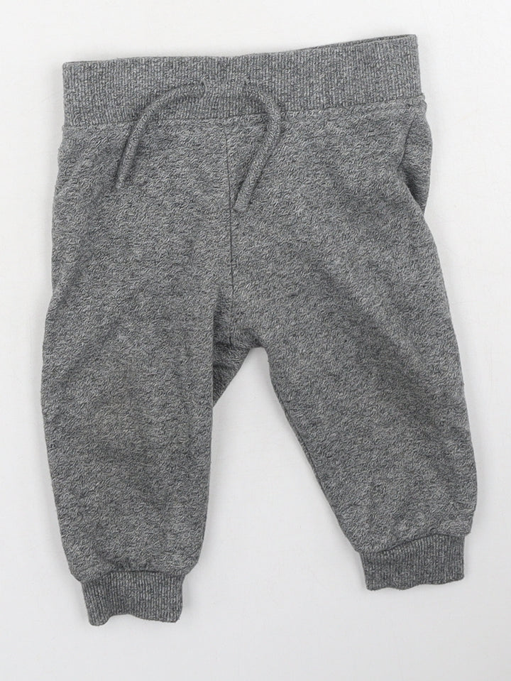 Primark Boys Grey Cotton Jogger Leggings Size 6-9 Months