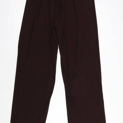 Attitudes Womens Brown  Polyester Trousers  Size S L29 in Regular