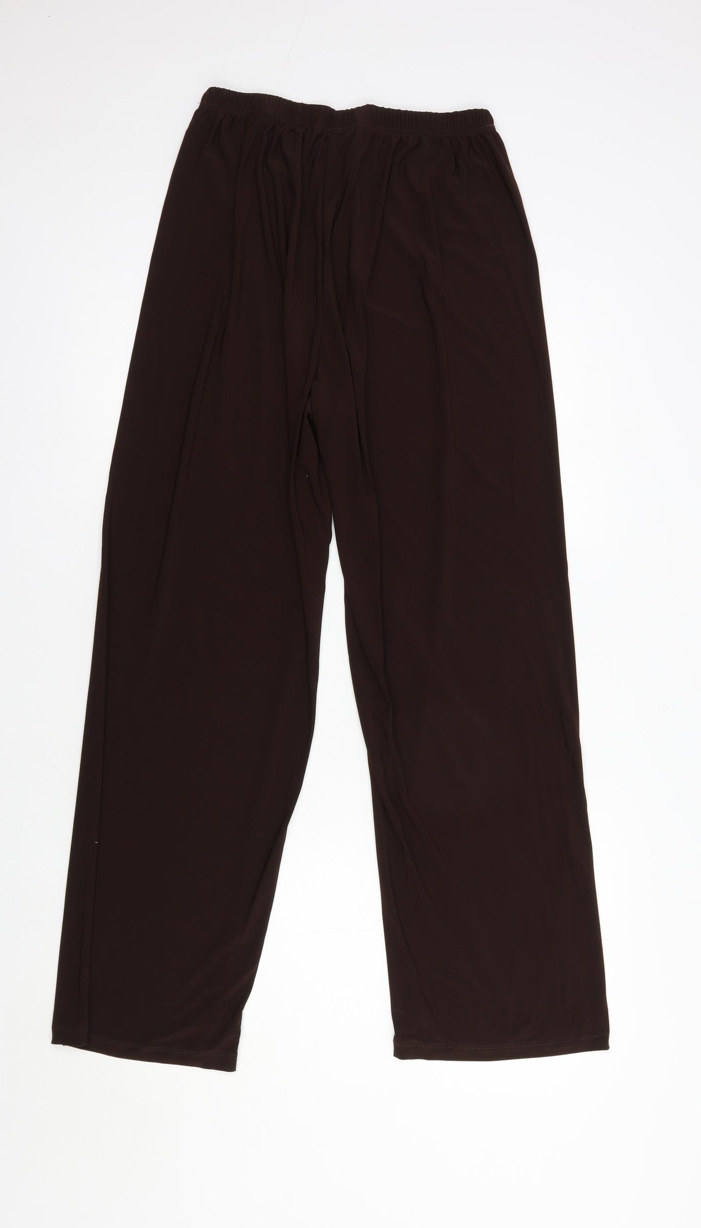 Attitudes Womens Brown  Polyester Trousers  Size S L29 in Regular