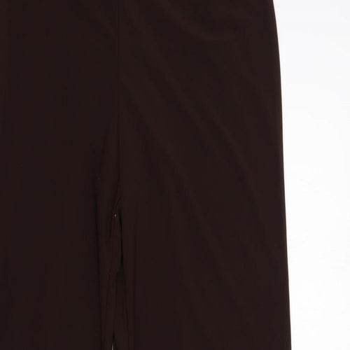 Attitudes Womens Brown  Polyester Trousers  Size S L29 in Regular