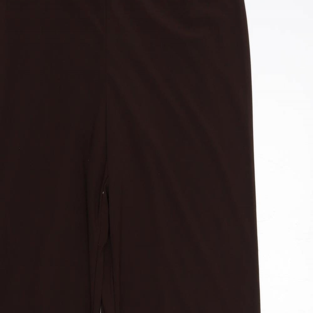 Attitudes Womens Brown  Polyester Trousers  Size S L29 in Regular