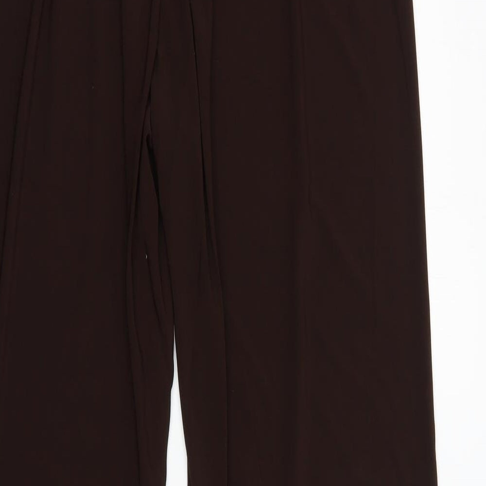 Attitudes Womens Brown  Polyester Trousers  Size S L29 in Regular
