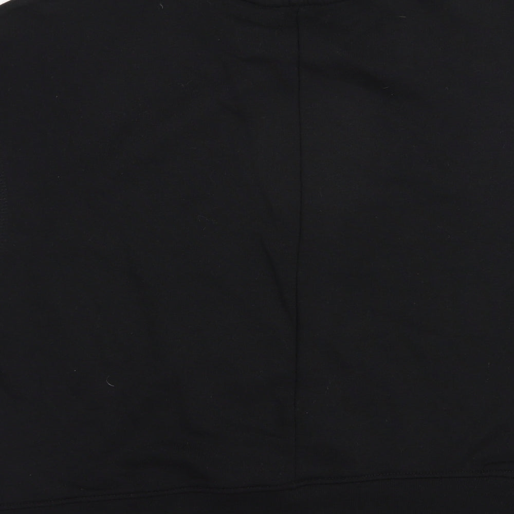 Primark Womens Black Crew Neck  Polyester Vest Jumper Size 12