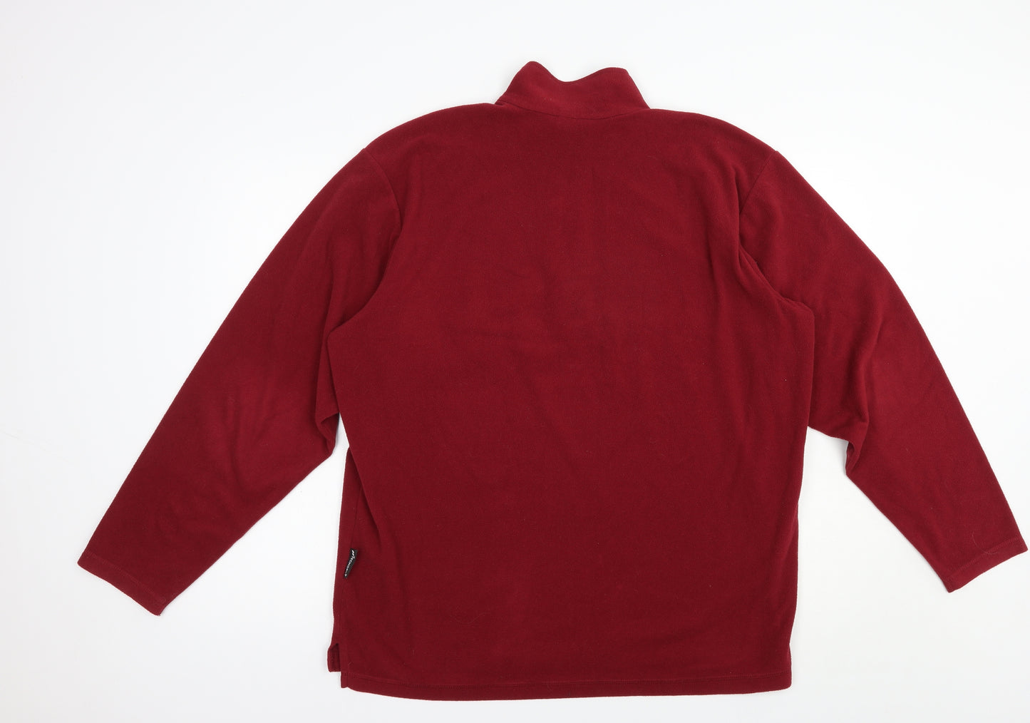 Jack Wolfskin Mens Red  Polyester Pullover Sweatshirt Size L