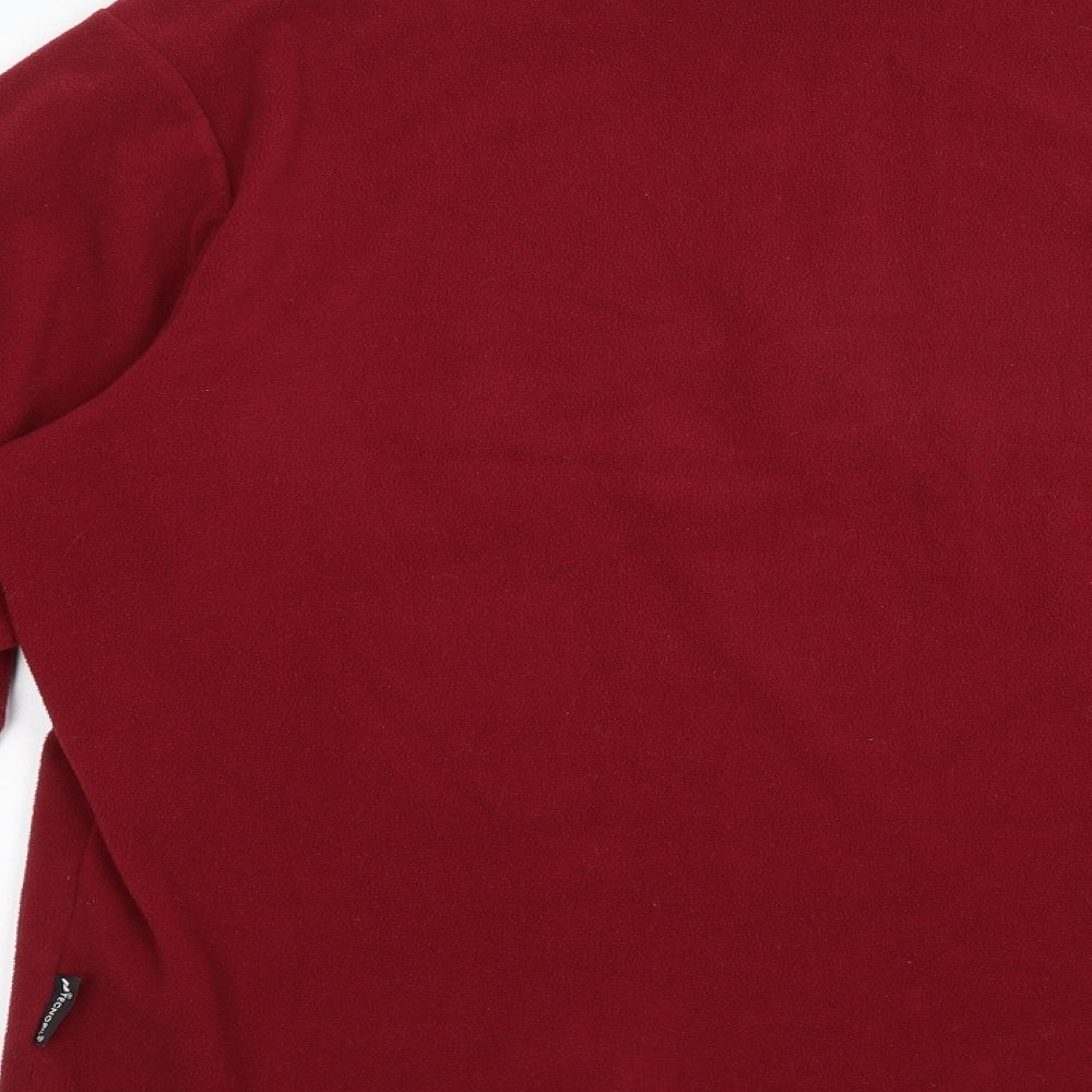 Jack Wolfskin Mens Red  Polyester Pullover Sweatshirt Size L