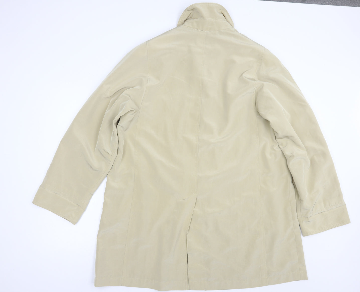 Under Wraps Womens Beige   Trench Coat Coat Size 14  Button