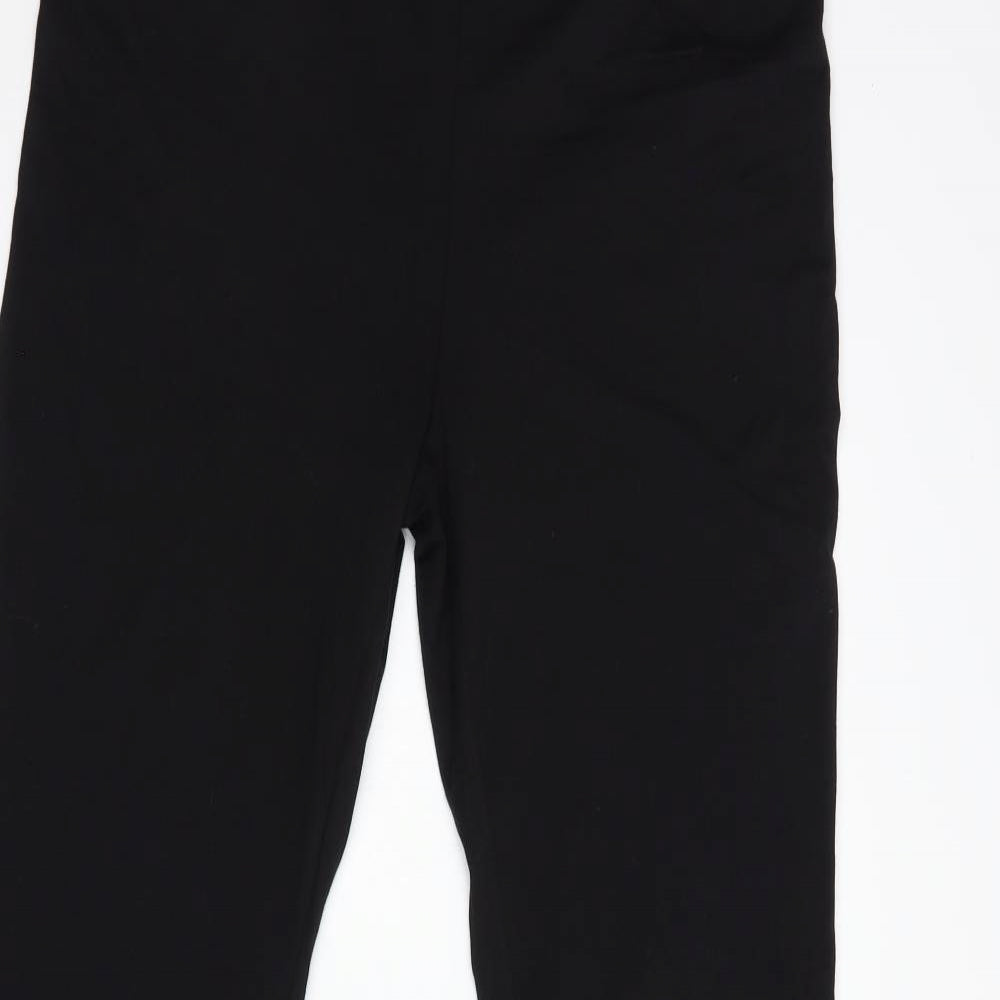 SheIn Womens Black  Cotton Jegging Leggings Size XL L33 in   - Flared