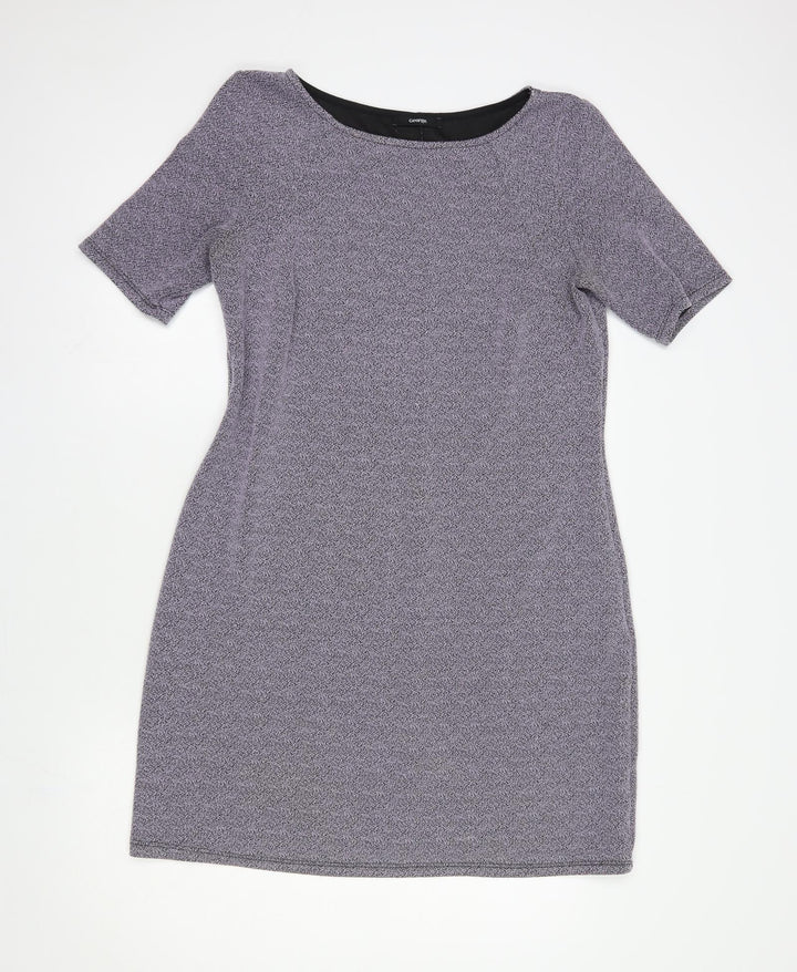 George Womens Purple  Polyester Pencil Dress  Size 12  Boat Neck Pullover