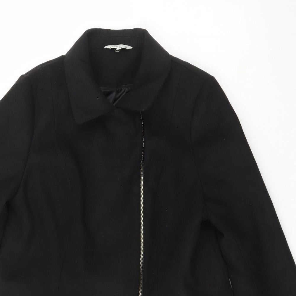 Peacocks Womens Black   Jacket Coat Size 14