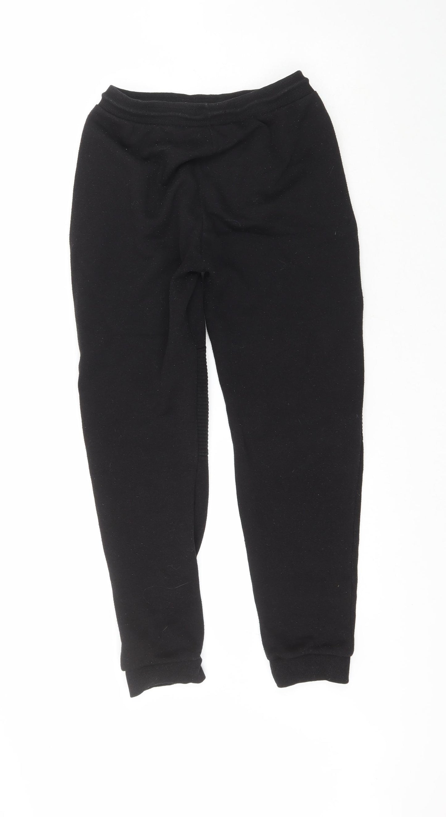 Pep&Co Boys Black  Polyester Jogger Trousers Size 12-13 Years  Regular