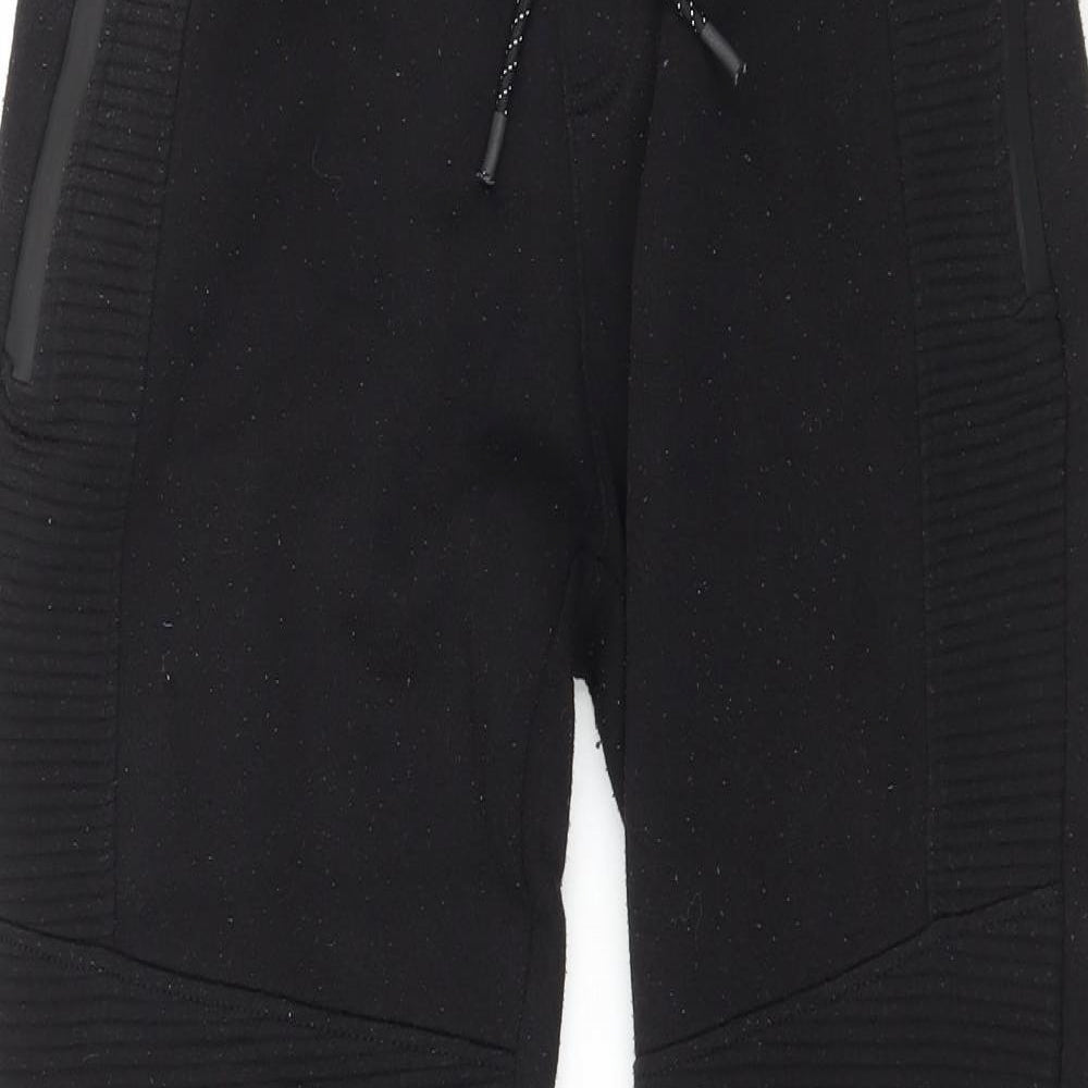 Pep&Co Boys Black  Polyester Jogger Trousers Size 12-13 Years  Regular