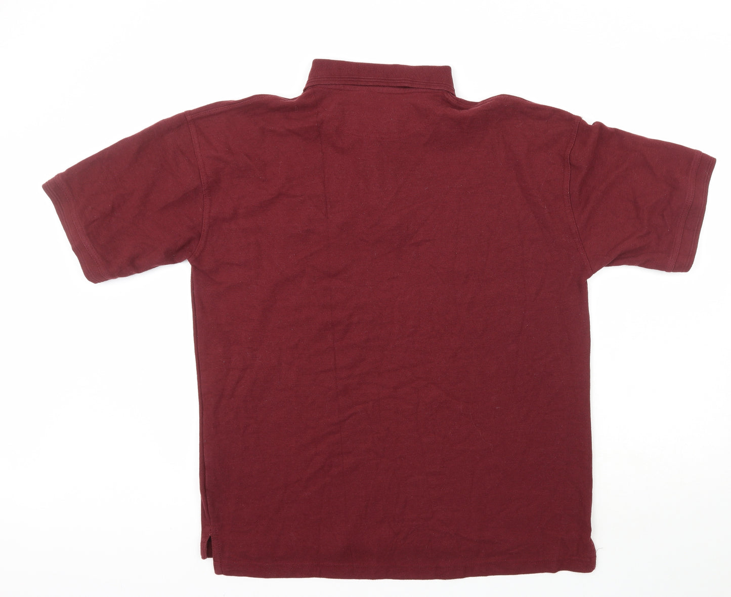 Preworn Mens Red  Cotton  Polo Size XL Collared