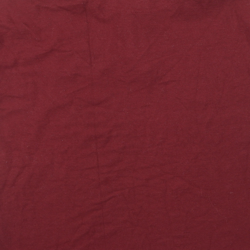 Preworn Mens Red  Cotton  Polo Size XL Collared