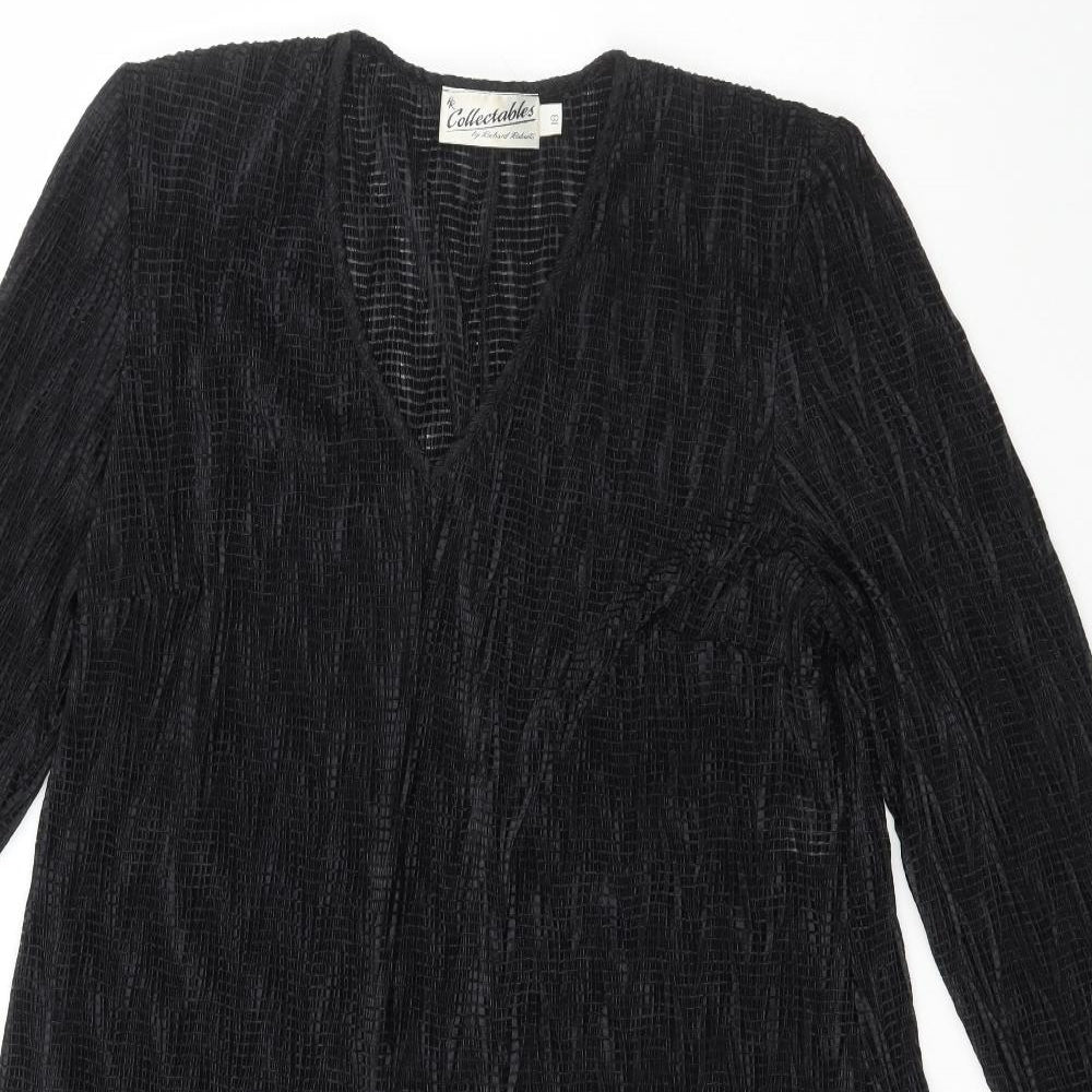 Collectables Womens Black  100% Polyester Playsuit One-Piece Size 18 L17 in
