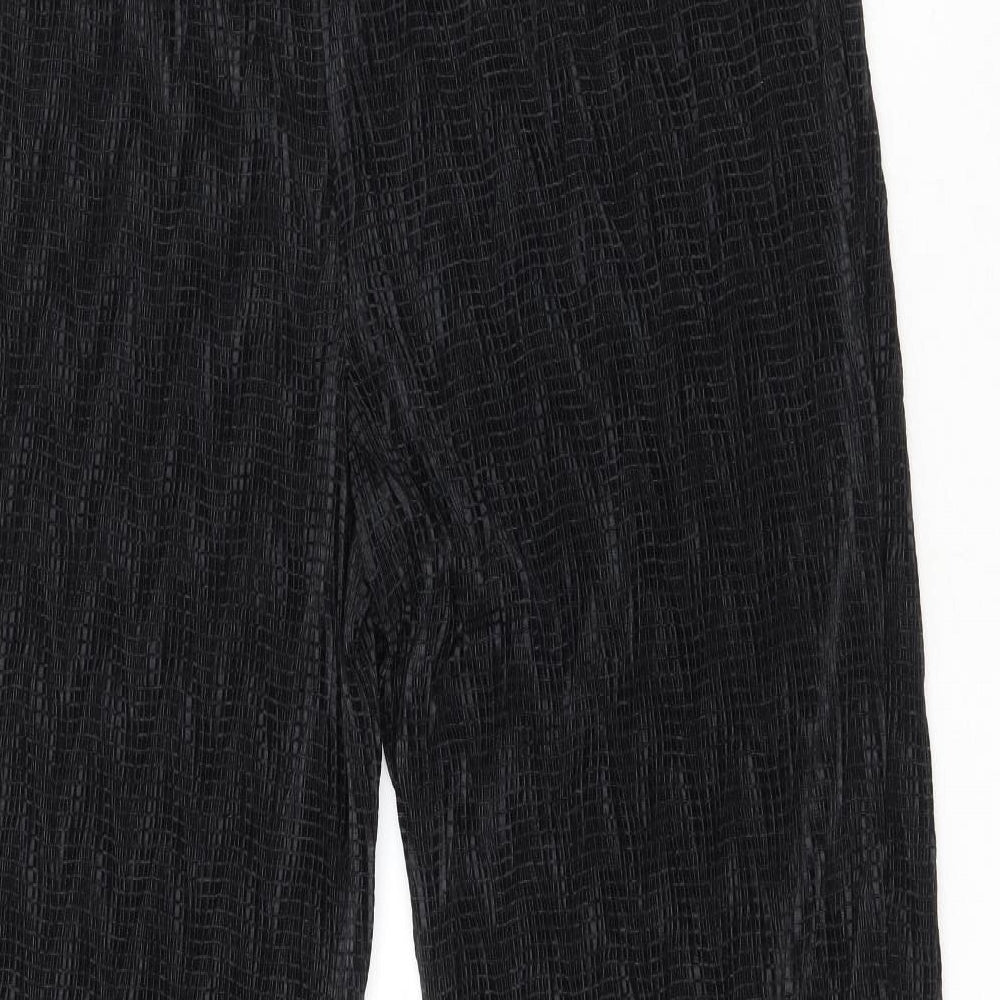 Collectables Womens Black  Polyester Trousers  Size 18 L28 in Regular