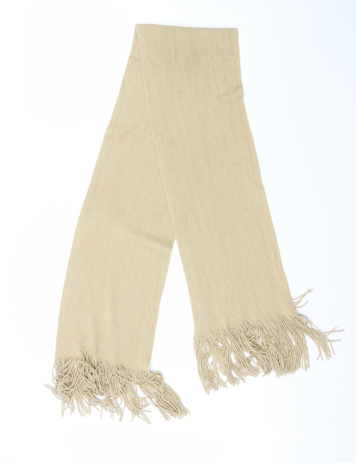 Preworn Womens Beige Polyester Scarf