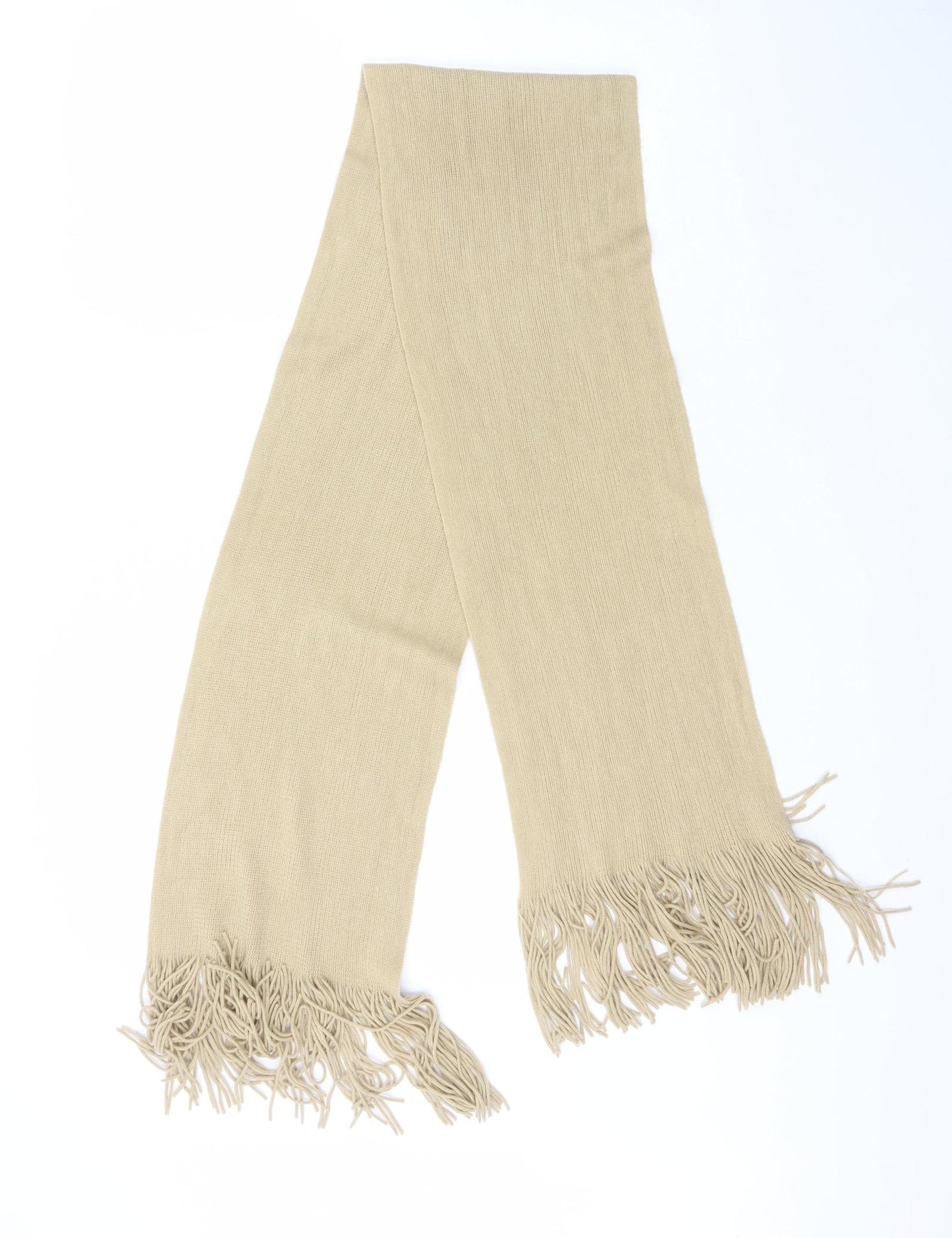 Preworn Womens Beige  Polyester  Scarf