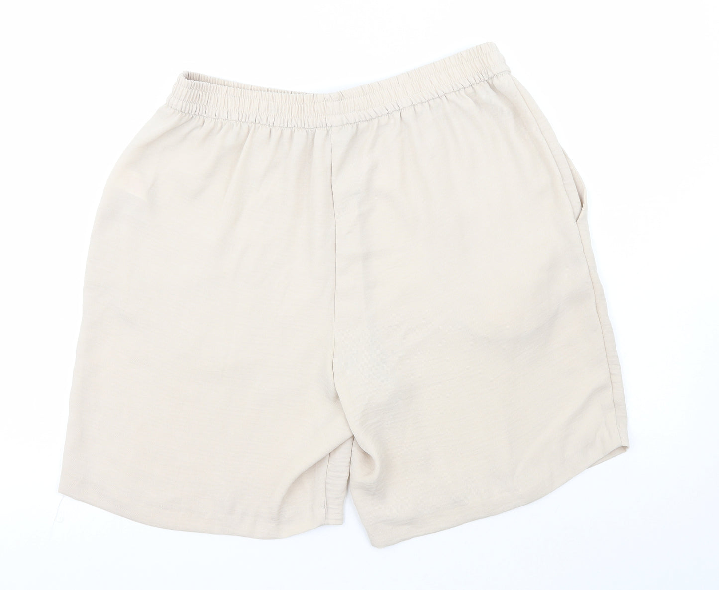 Love Yours  Womens Beige  100% Polyester Sweat Shorts Size 16 L7 in Regular