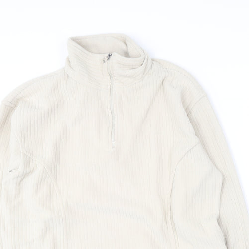 Nuggets Womens Beige  Polyester Pullover Sweatshirt Size M