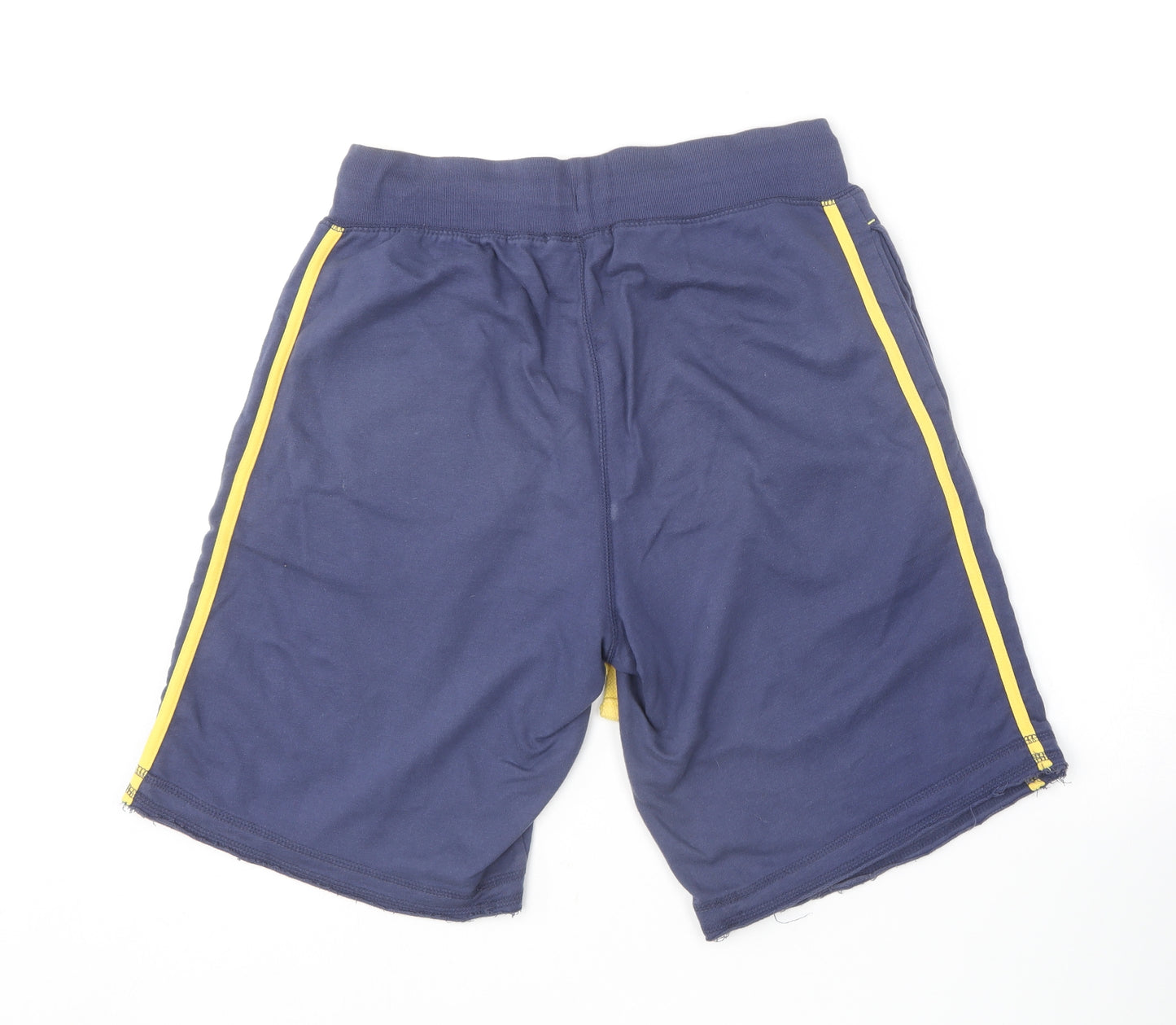 George Mens Blue  Cotton Sweat Shorts Size S L10 in Regular
