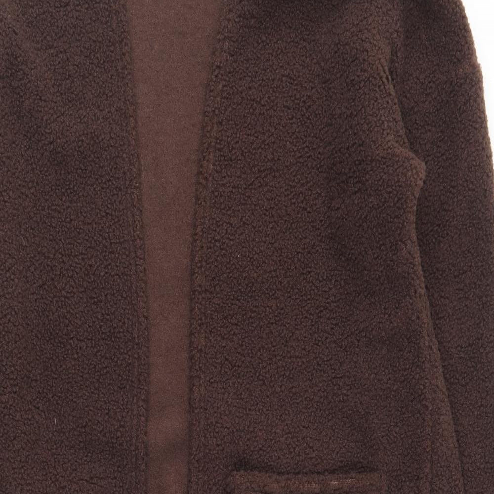 Pep & Co  Womens Brown V-Neck  Polyester Cardigan Jumper Size XL