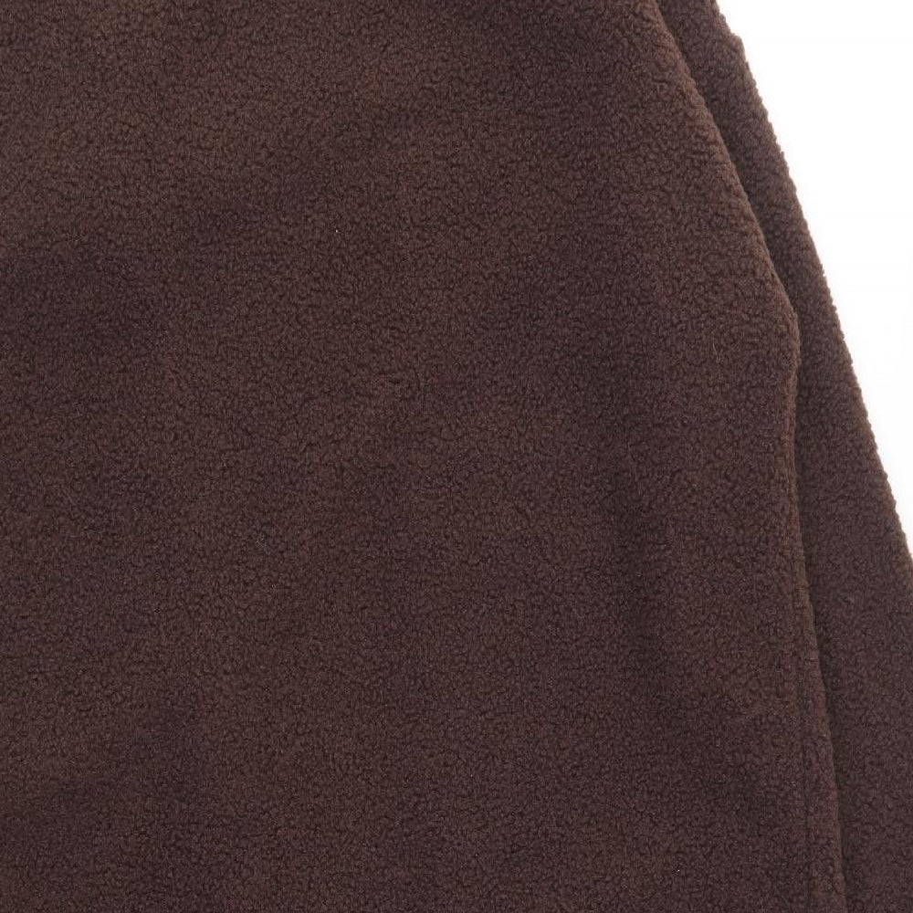 Pep & Co  Womens Brown V-Neck  Polyester Cardigan Jumper Size XL