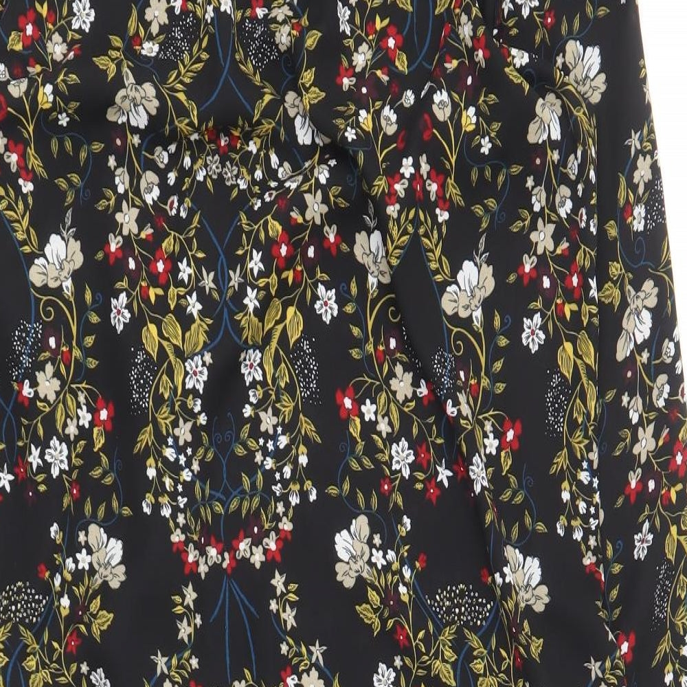 Papaya Womens Multicoloured Floral Polyester Shirt Dress  Size 14  Collared