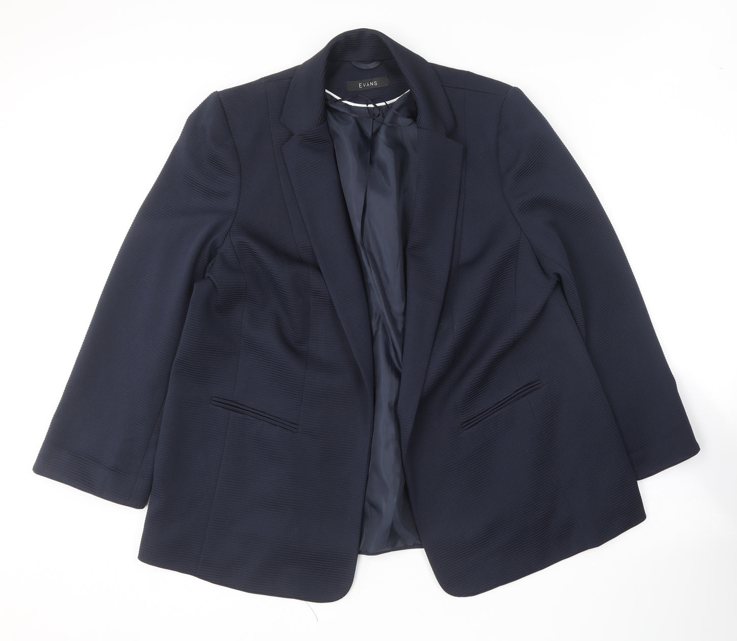 Evans Womens Blue   Jacket Blazer Size 22