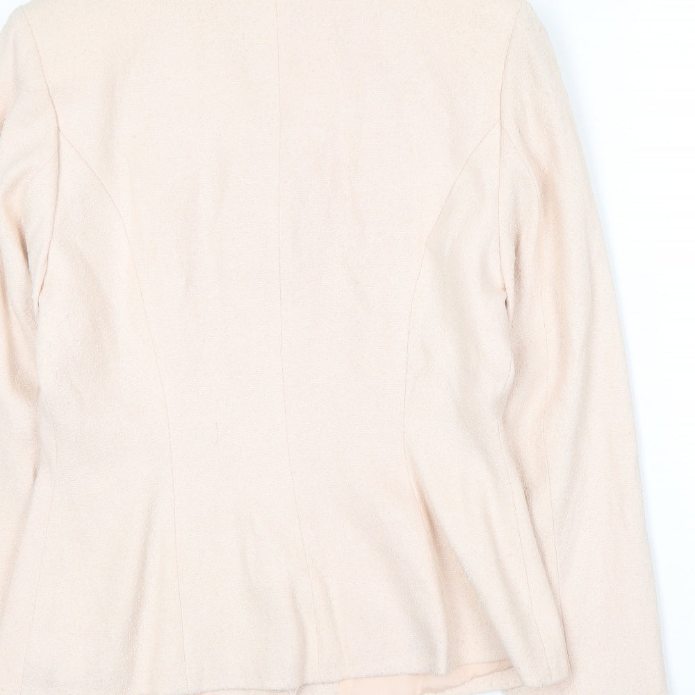 Charlotte Halton Womens Pink   Jacket Blazer Size 12