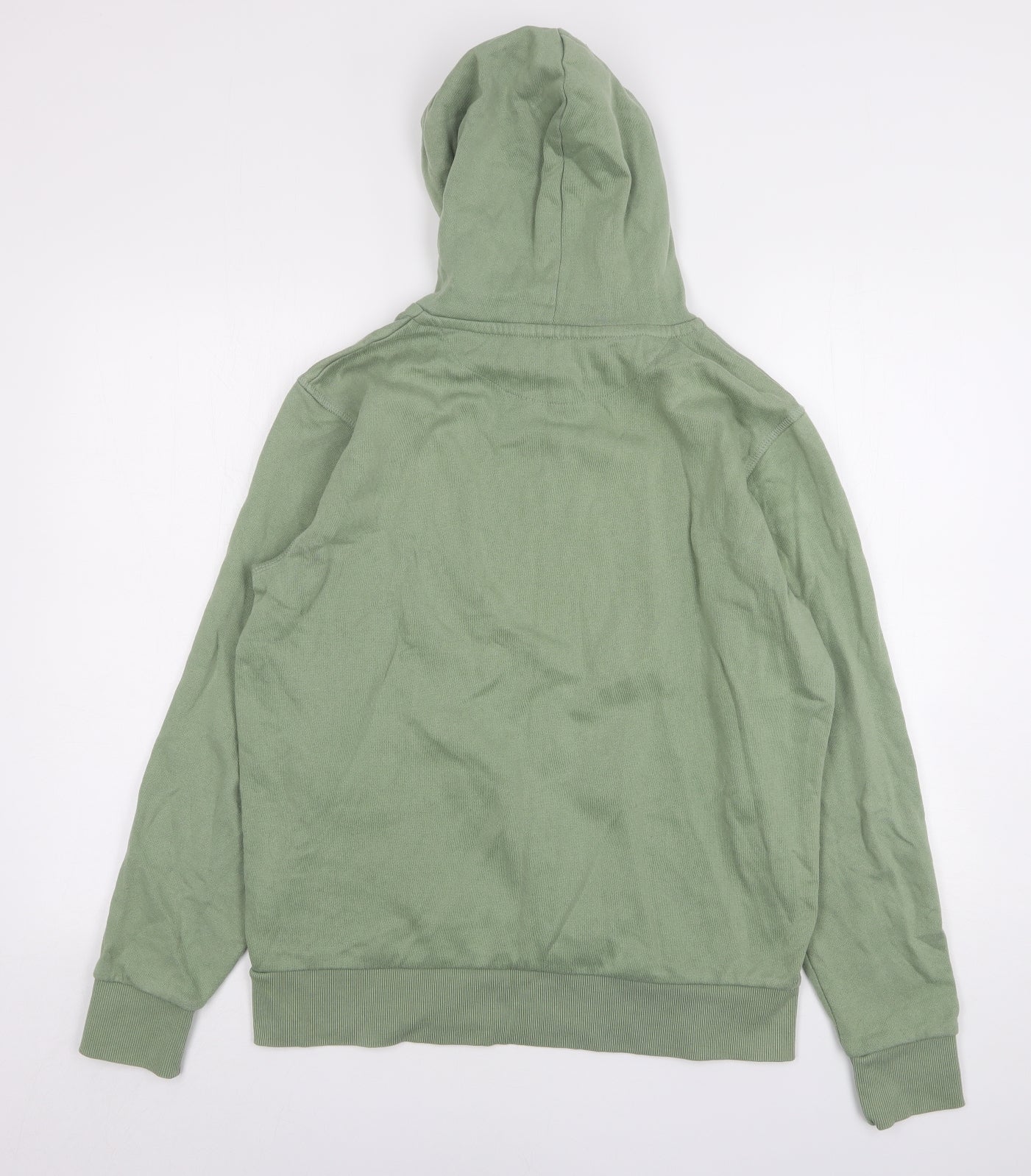 Dunnes Stores Womens Green  Cotton Pullover Hoodie Size M