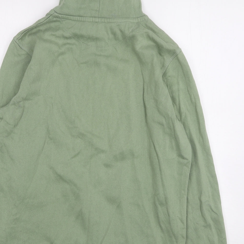 Dunnes Stores Womens Green  Cotton Pullover Hoodie Size M